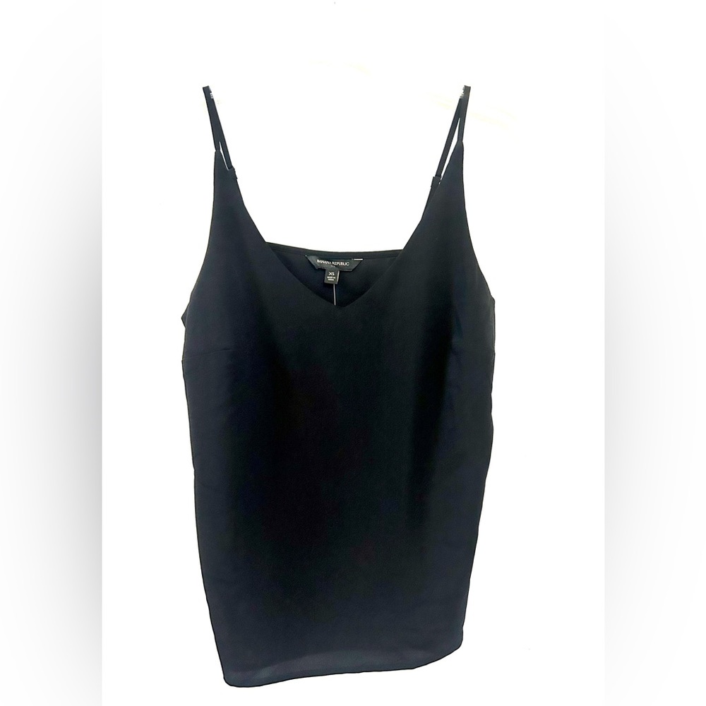 Banana Republic Black Spaghetti Strap Camisole, extra small NWT